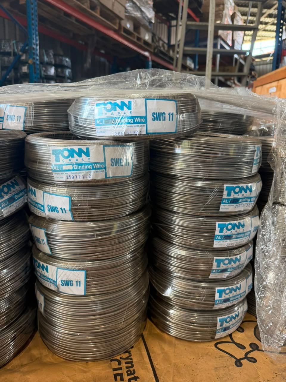 tonn aluminium binding wire (swg 11) tonn aluminium binding wire (swg 11)