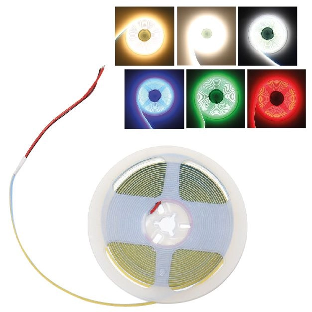 perkunas 480l 24v 6500k cob led strip light Perkunas 480L 24V 6500K COB LED Strip Light