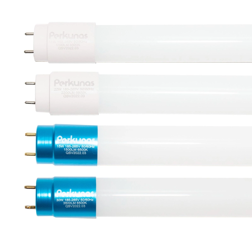 perkunas t8 15w 6500k 1500lm led tube Perkunas T8 15W 6500K 1500lm LED Tube