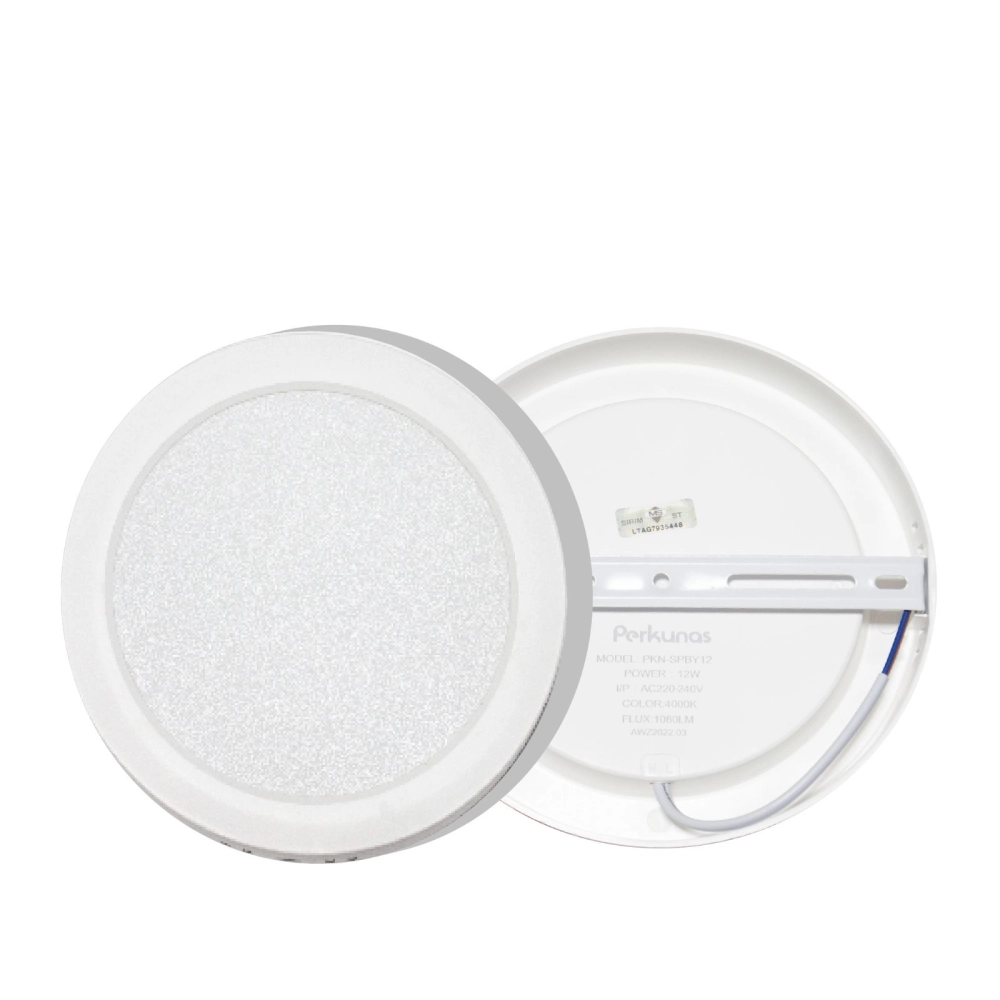 perkunas 12w 3000k 6" led surface round kitchen downlight Perkunas 12W 3000K 6" LED Surface Round Kitchen Downlight