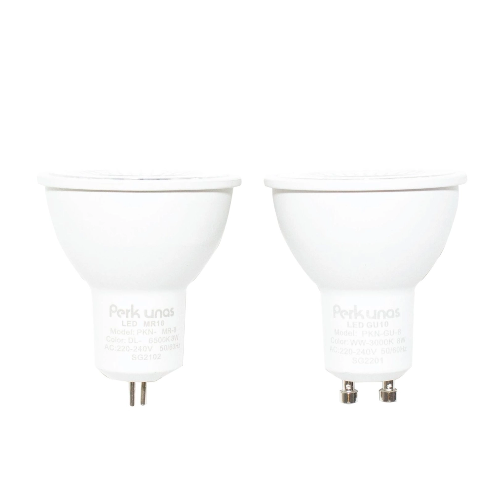 perkunas mr16 8w 6500k 240v lamp cup Perkunas MR16 8W 6500K 240V Lamp Cup