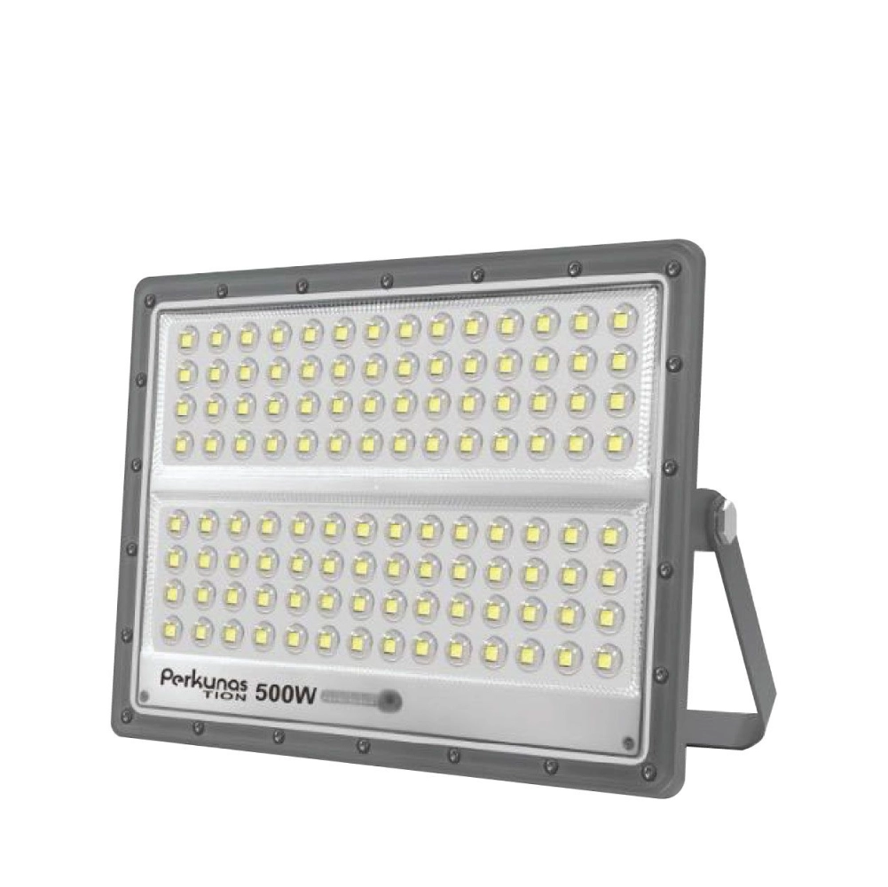 perkunas 500w 6500k tion led solar floodlight Perkunas 500W 6500K Tion LED Solar Floodlight