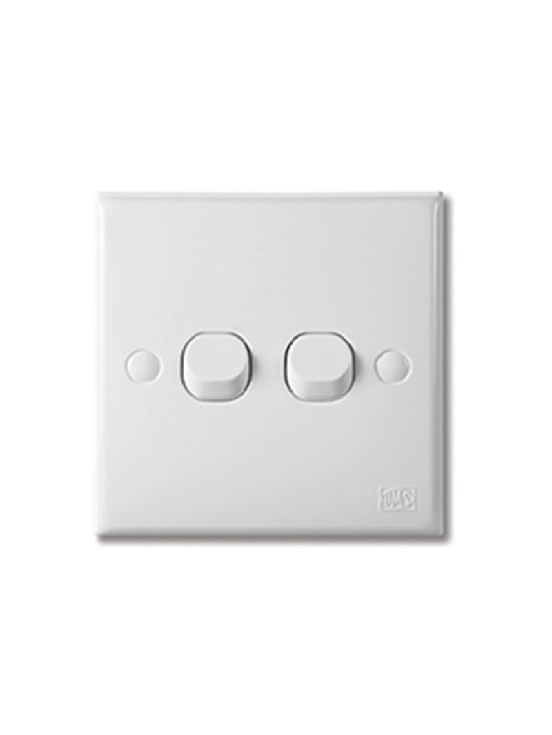 header main page products ums 3 series switches single pole 10ax 250v a.c 3.png UMS 2 Gang 1 Way 3021 3 Series