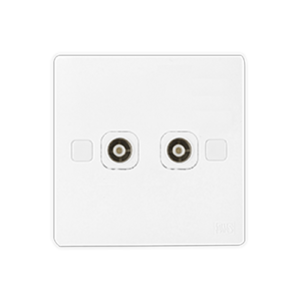 UMS 2 Gang Tv/fm Coaxial Socket 6S