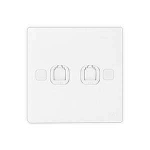 UMS 2 Gang Tel Socket (RJ11) 6S