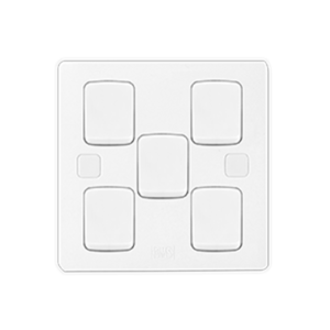 UMS 10A 5 Gang 1 Way Switch 6S