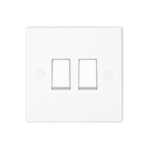 UMS 10A 2 Gang 2 Way Switch