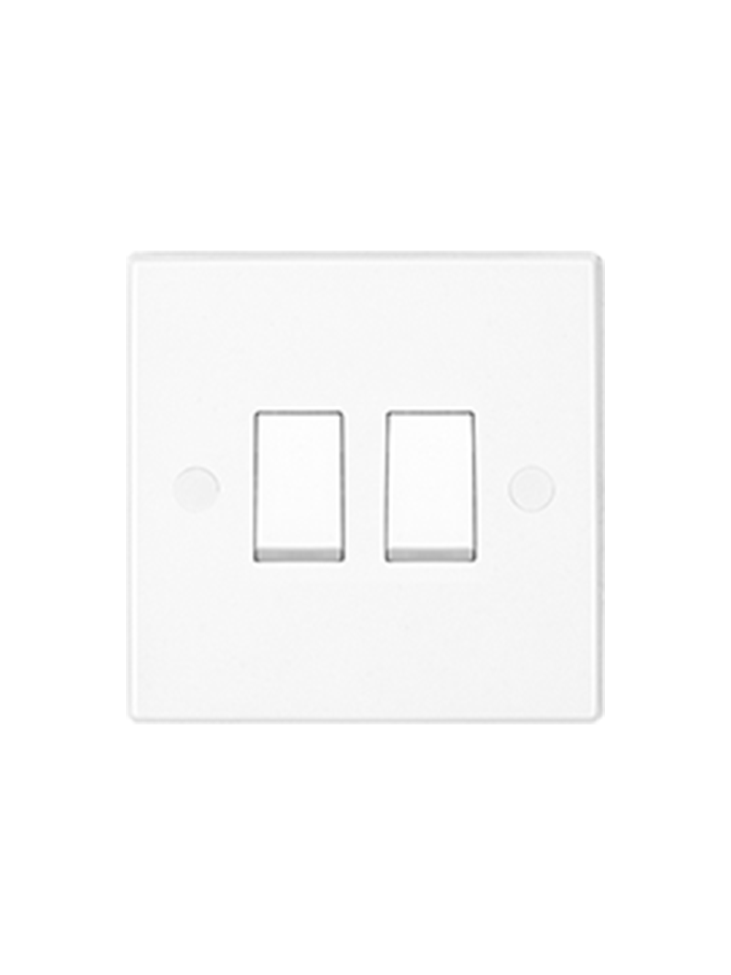 ums-202-1w-10ax-2-gang-1-way-sp-switch UMS 202-1W 10AX two-gang one-way single-pole wall switch
