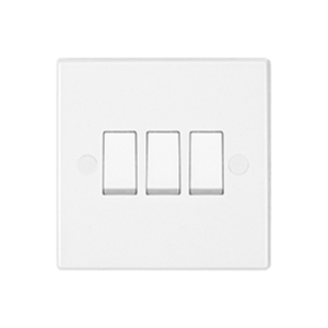 UMS 3 Gang 1 Way Switch