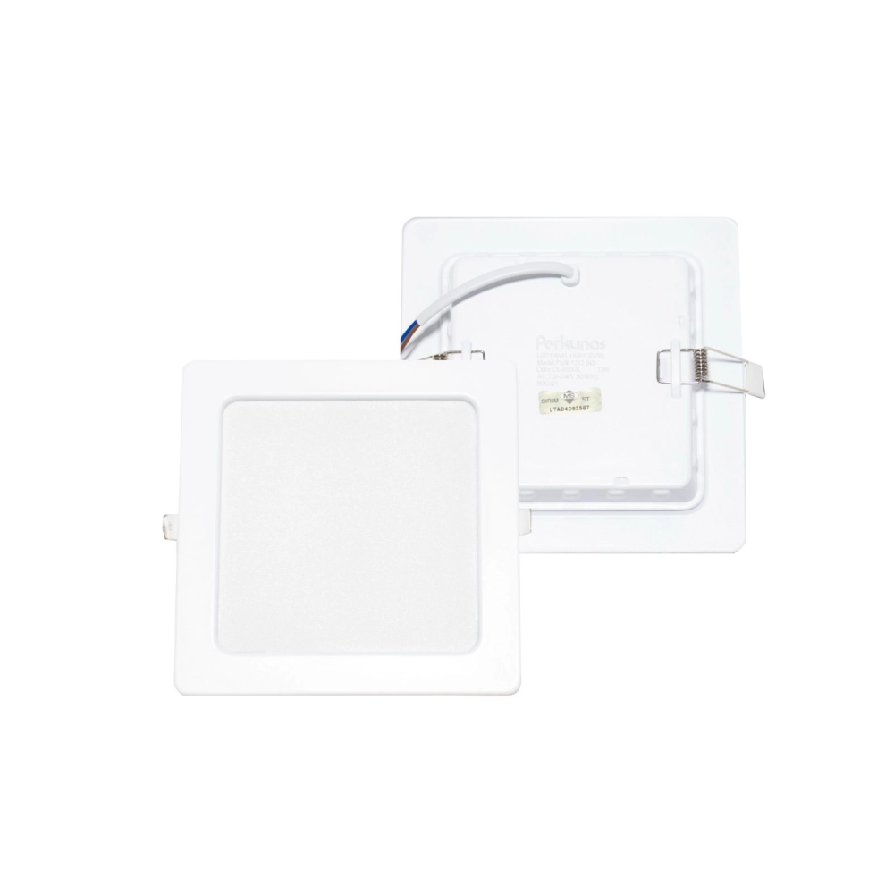 perkunas 18w 4000k 6" led recessed square downlight Perkunas 18W 4000K 6" LED Recessed Square Downlight