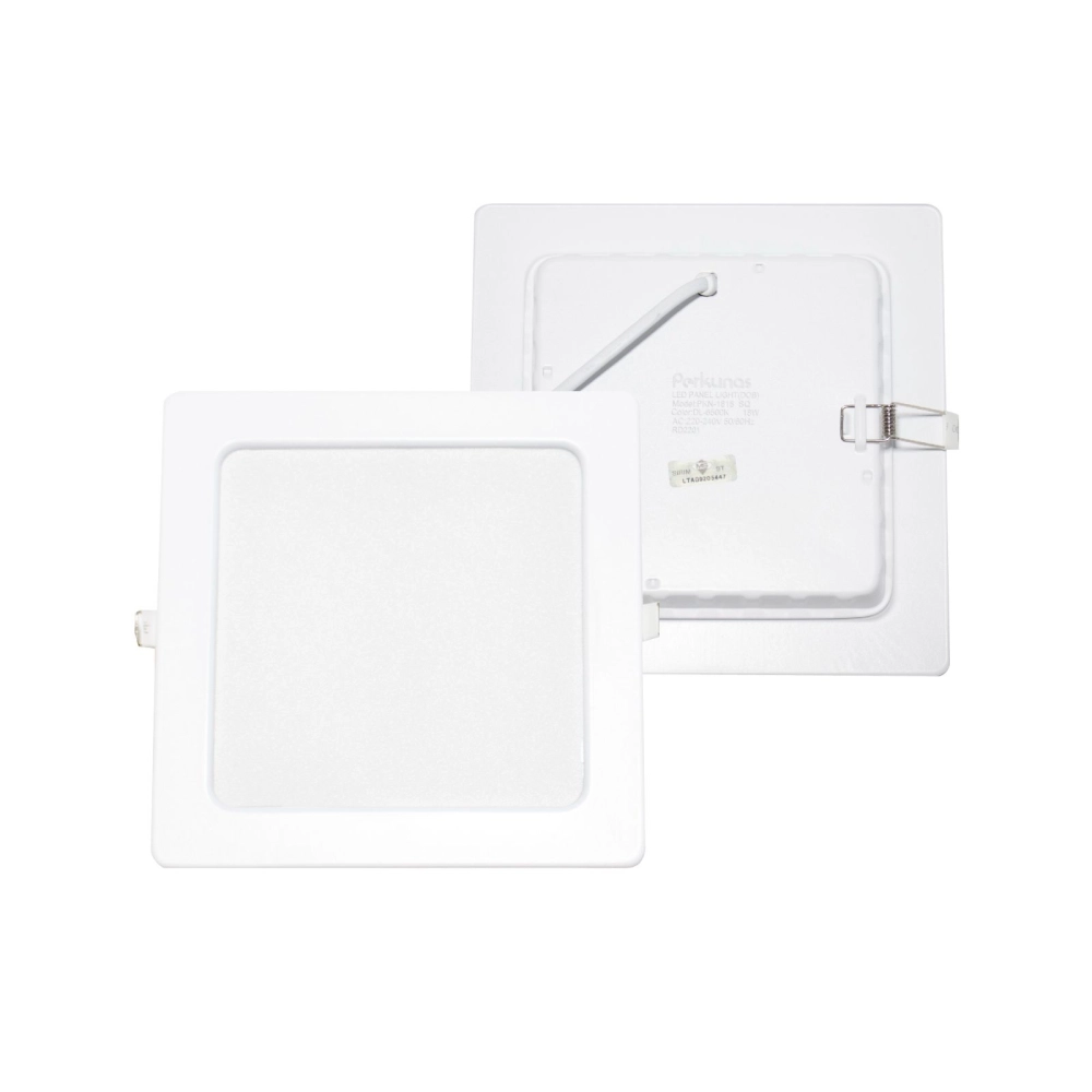 perkunas 18w 4000k 6" led recessed square downlight Perkunas 18W 4000K 6" LED Recessed Square Downlight