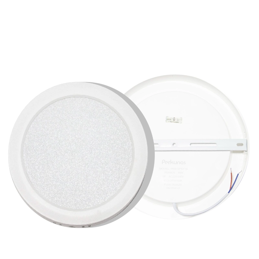 perkunas 12w 3000k 6" led surface round kitchen downlight Perkunas 12W 3000K 6" LED Surface Round Kitchen Downlight