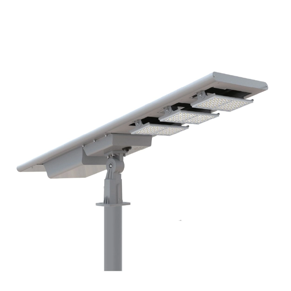 perkunas tera 120w 5000k led solar street lantern Perkunas Tera 120W 5000K LED Solar Street Lantern