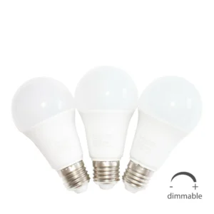 Perkunas A60 10W 3000K E27 Dimmable LED Bulb