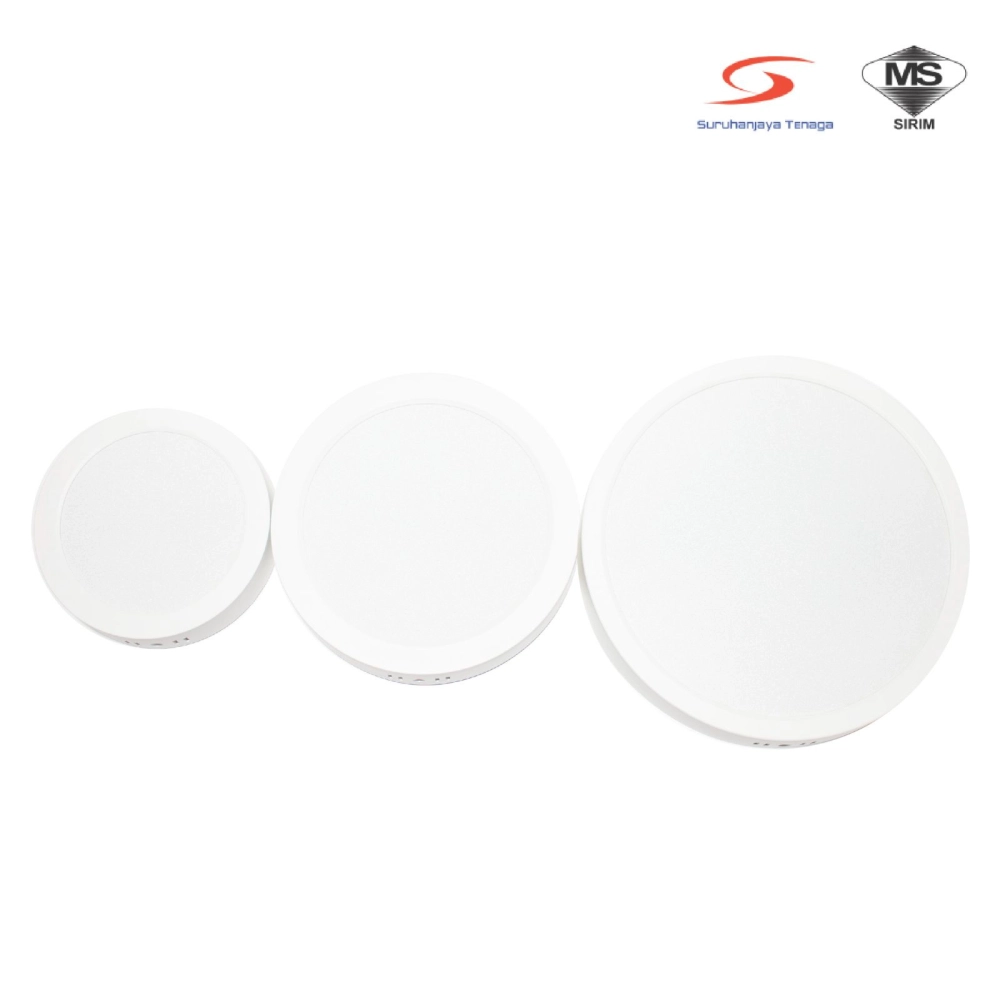 perkunas 12w 4000k 6" led surface round kitchen downlight Perkunas 12W 4000K 6" LED Surface Round Kitchen Downlight
