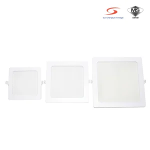 Perkunas 18W 6500K 6" LED Recessed Square Downlight