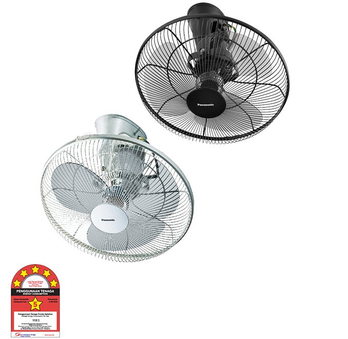 general f mq409 f mq409 dg product.jpg Panasonic 16" Oscillation (Auto) Fan -White